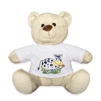 Cow - Teddy Bear - white - Front