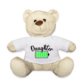 Motif d’égaliseur de barre de néon - Nounours - blanc - Devant