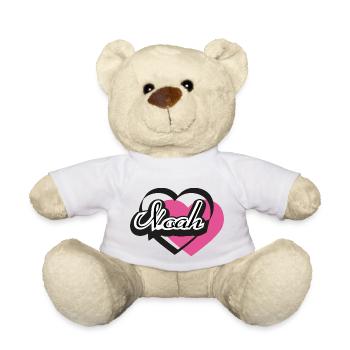 Name Noah - Teddy - Weiß - Vorne
