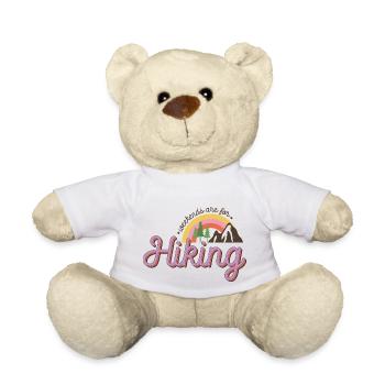 weekends are for hiking - Teddy Bear - white - Front