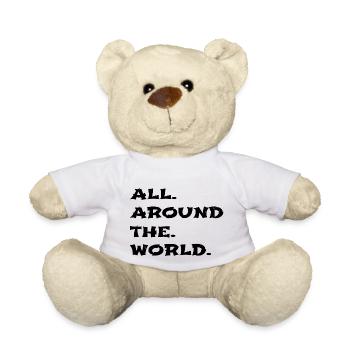 happy travel bug birthday present humor funny - Teddy - Weiß - Vorne