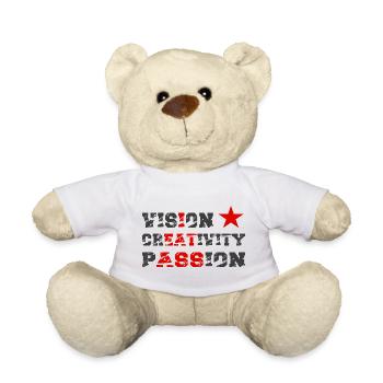 Vision Creativity Passion I Eat Ass Funny Meme - Teddy - Weiß - Vorne