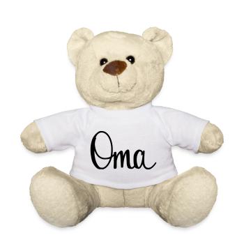 Oma - Teddy - Weiß - Vorne