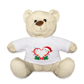 Santa Heart - Teddy - Weiß - Vorne