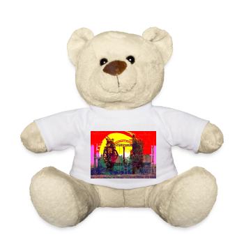 Industriekultur des Ruhrgebiets, Stahlwerk - Teddy - Weiß - Vorne