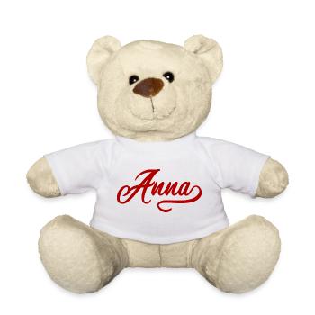 Anna vintage - Teddy Bear - white - Front