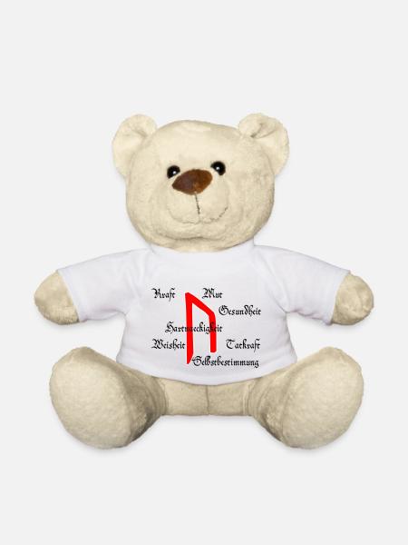 Runa "Uruz" (ger.) - Teddy - Weiß