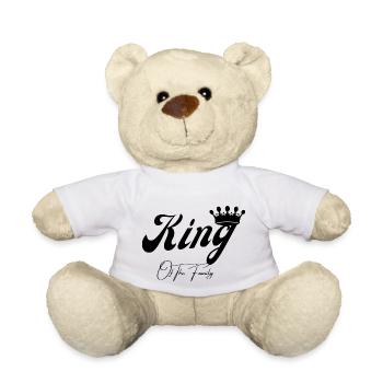 king of the family- tee shirt assorti - Nounours - blanc - Devant