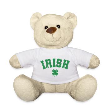 Cadeau de la Saint-Patrick Trèfle Hommes, Femmes, Enfants - Nounours - blanc - Devant