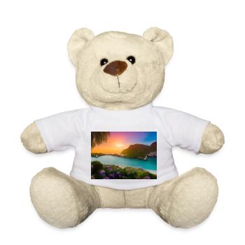Amour de la nature - Coucher de soleil - Nounours - blanc - Devant