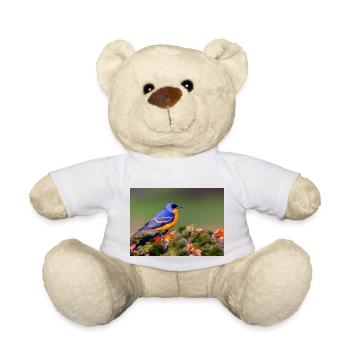 L’oiseau bleu vous regarde - Nounours - blanc - Devant