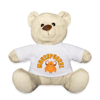 Muuzepuckel Muutzepuckel Muzepuckel Mutzepuckel - Teddy - Weiß - Vorne
