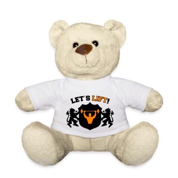 La musculation permet de soulever 2 - Nounours - blanc - Devant