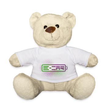 e-Car - lets go! - Teddy Bear - white - Front