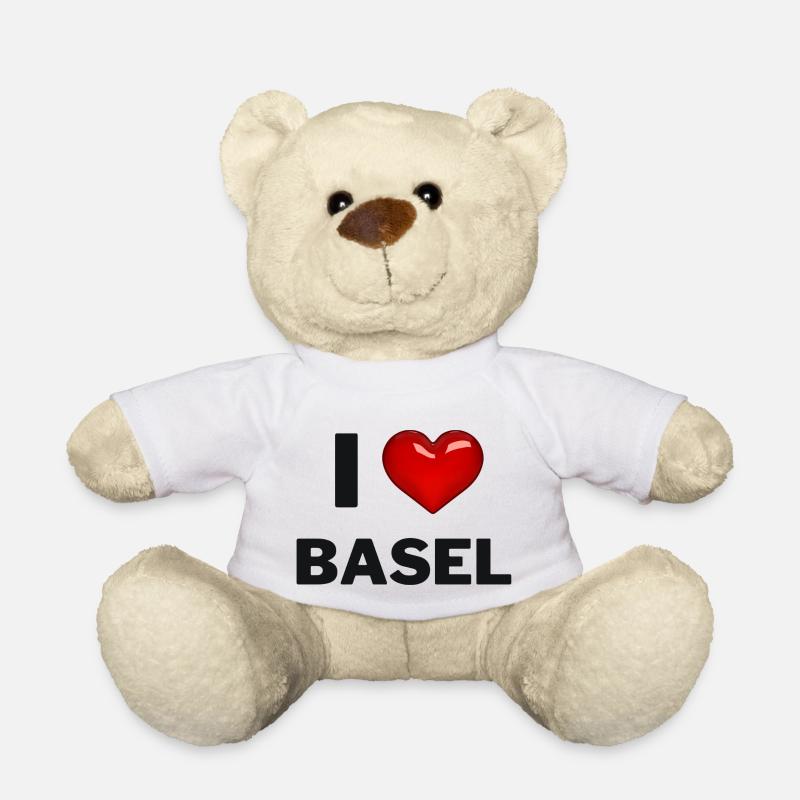 I Love Basel - Teddy - Weiß
