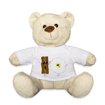 Œufs Billy Bacon N Ellie | Original par. MMJ49 - Nounours - blanc - Devant