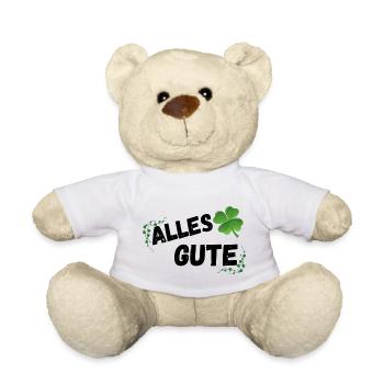 Alles Gute - Teddy - Weiß - Vorne