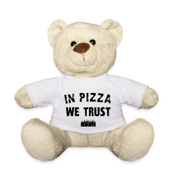 In Pizza, der wir vertrauen - Teddy - Weiß - Vorne
