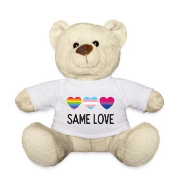 Pride Month LGBTQ - Gleiche Liebe - Teddy - Weiß - Vorne