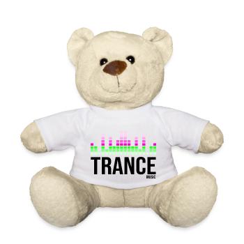Zitat aus Trance-Musik - Teddy - Weiß - Vorne