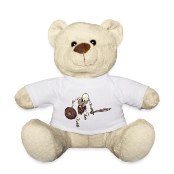 Guerrier squelette - Nounours - blanc - Devant