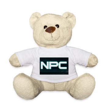 Neon NPC Glitch Stil - Teddy - Weiß - Vorne