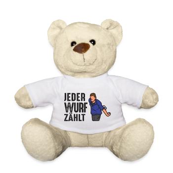 Boule Spruch Kugeln für Bouler Boccia Spiel - Teddy - Weiß - Vorne