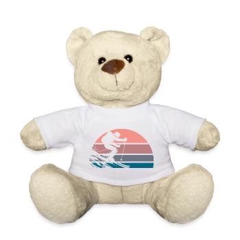 Powerdertag - Teddy Bear - white - Front