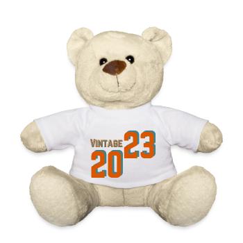 Vintage Retro 2023 - Teddy Bear - white - Front
