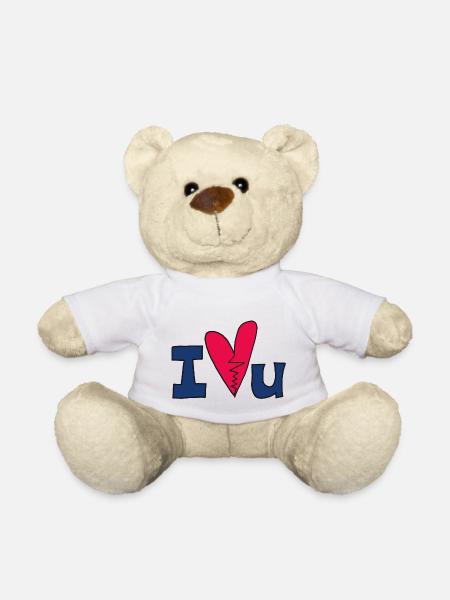 Chagrin d'amour - Nounours - blanc