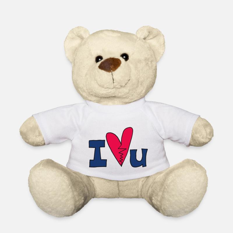Chagrin d'amour - Nounours - blanc