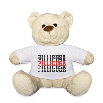 t-shirt pillicusa t-shirt Sicily - Teddy Bear - white - Front