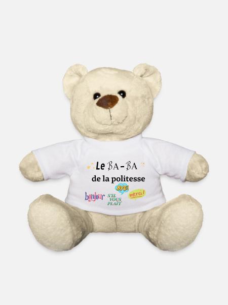 Das Ba Ba der Höflichkeit - Teddy - Weiß