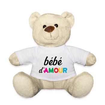 Love Baby - Teddy Bear - white - Front