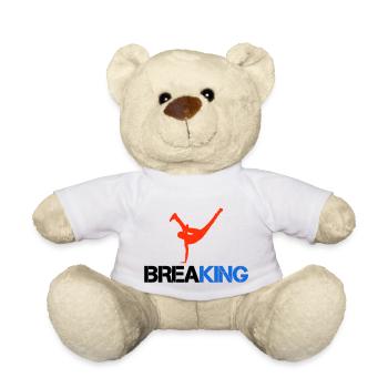 Breakdance Breaking - Nounours - blanc - Devant