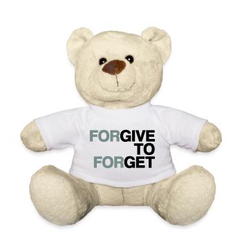 Forgive to forget - Teddy - Weiß - Vorne
