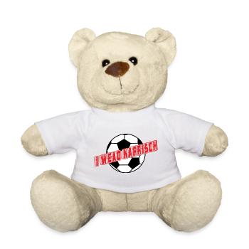 i wead narrisch-ich werde wahnsinnig,EM Österreich - Teddy - Weiß - Vorne