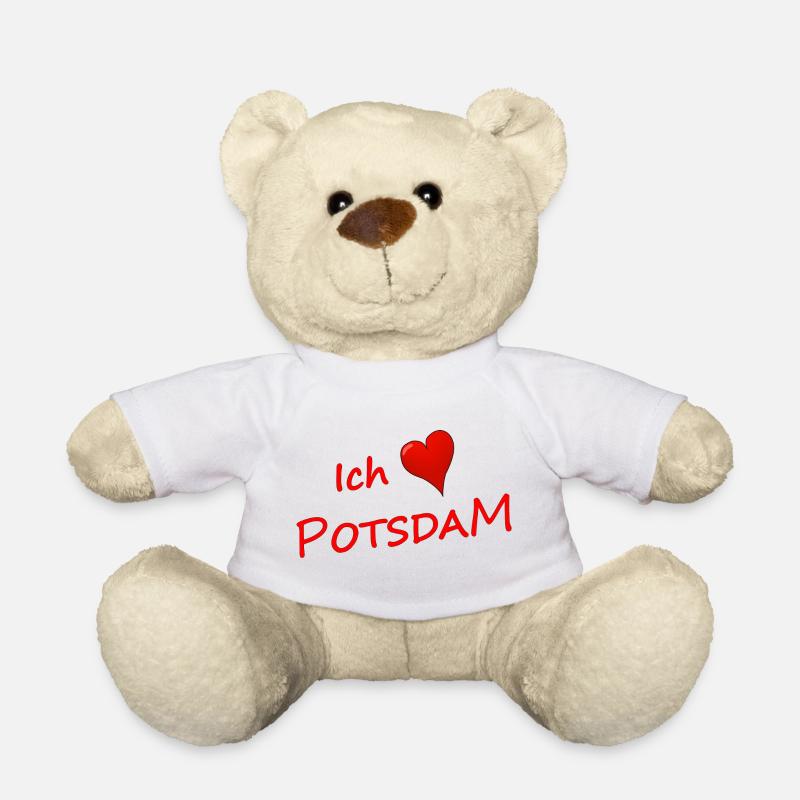 ICH LIEBE POTSDAM - Teddy - Weiß