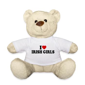 I love irish girls - Teddy Bear - white - Front