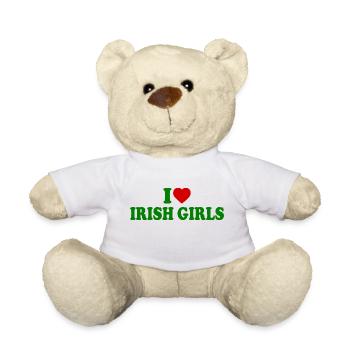 I love irish girls - Nounours - blanc - Devant