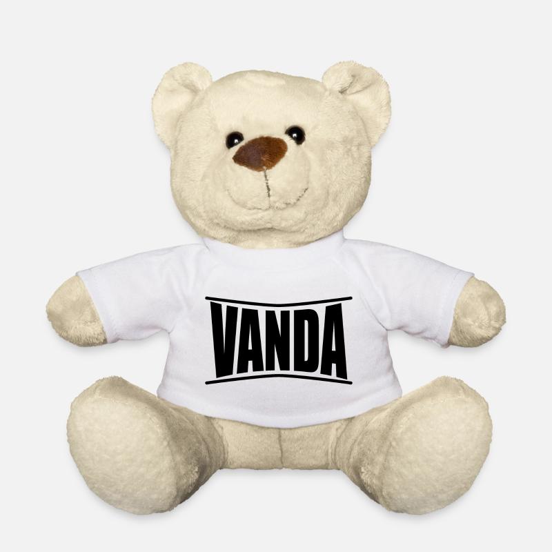 Vanda T-Shirt T-Shirt Geschenkidee - Teddy - Weiß