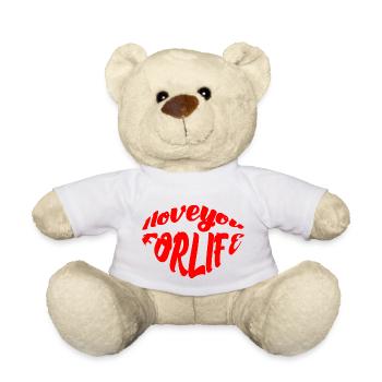 Je t’aime pour la vie - Nounours - blanc - Devant