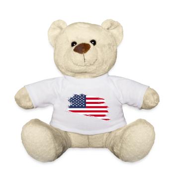 The United States of America - Teddy Bear - white - Front