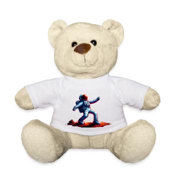 Planet Rouge Astronaut Spatial - Nounours - blanc - Devant