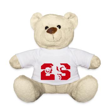 Moto 26 motard - Nounours - blanc - Devant