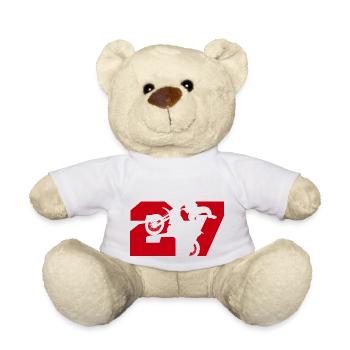 Moto 27 biker - Teddy Bear - white - Front