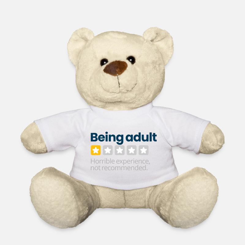 Erwachsen sein - Teddy - Weiß