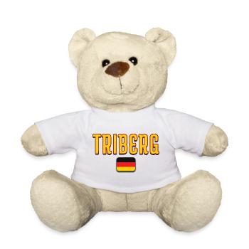 TRIBERG Deutschland Flagge Design - Teddy - Weiß - Vorne