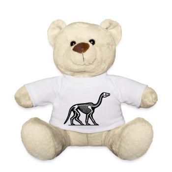 Skelett-Dinosaurier - Teddy - Weiß - Vorne