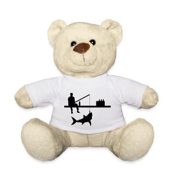 Pêche - Nounours - blanc - Devant